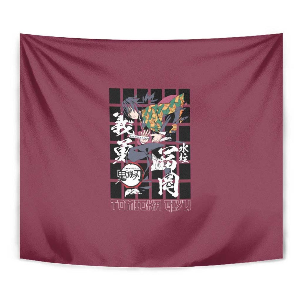 Tomioka Giyu - Demon Slayer Tumbler With Handle Anime Japan Style TS04 Tomioka Giyu - Demon Slayer Tumbler With Handle Anime Japan Style TS04