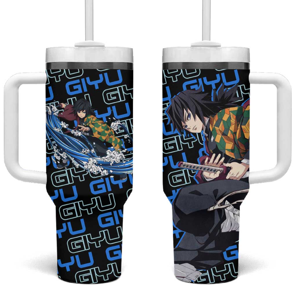 Tomioka Giyu - Demon Slayer Tumbler With Handle Anime Japan Style TS04
