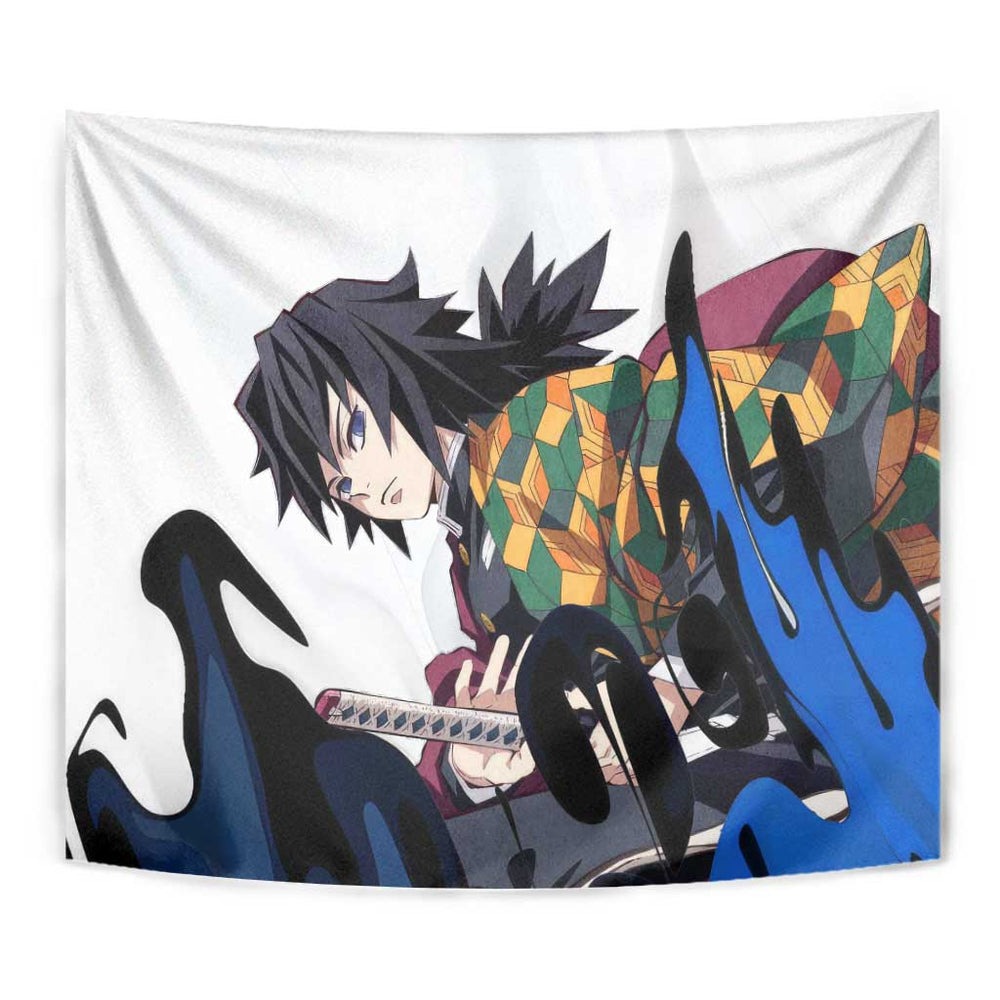 Tomioka Gyu - Demon Slayer Tumbler With Handle Anime Style TS04 Tomioka Gyu - Demon Slayer Tumbler With Handle Anime Style TS04