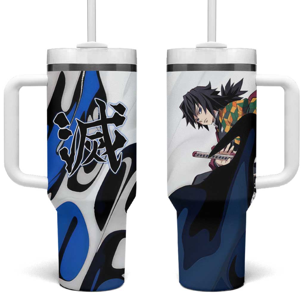 Tomioka Gyu - Demon Slayer Tumbler With Handle Anime Style TS04