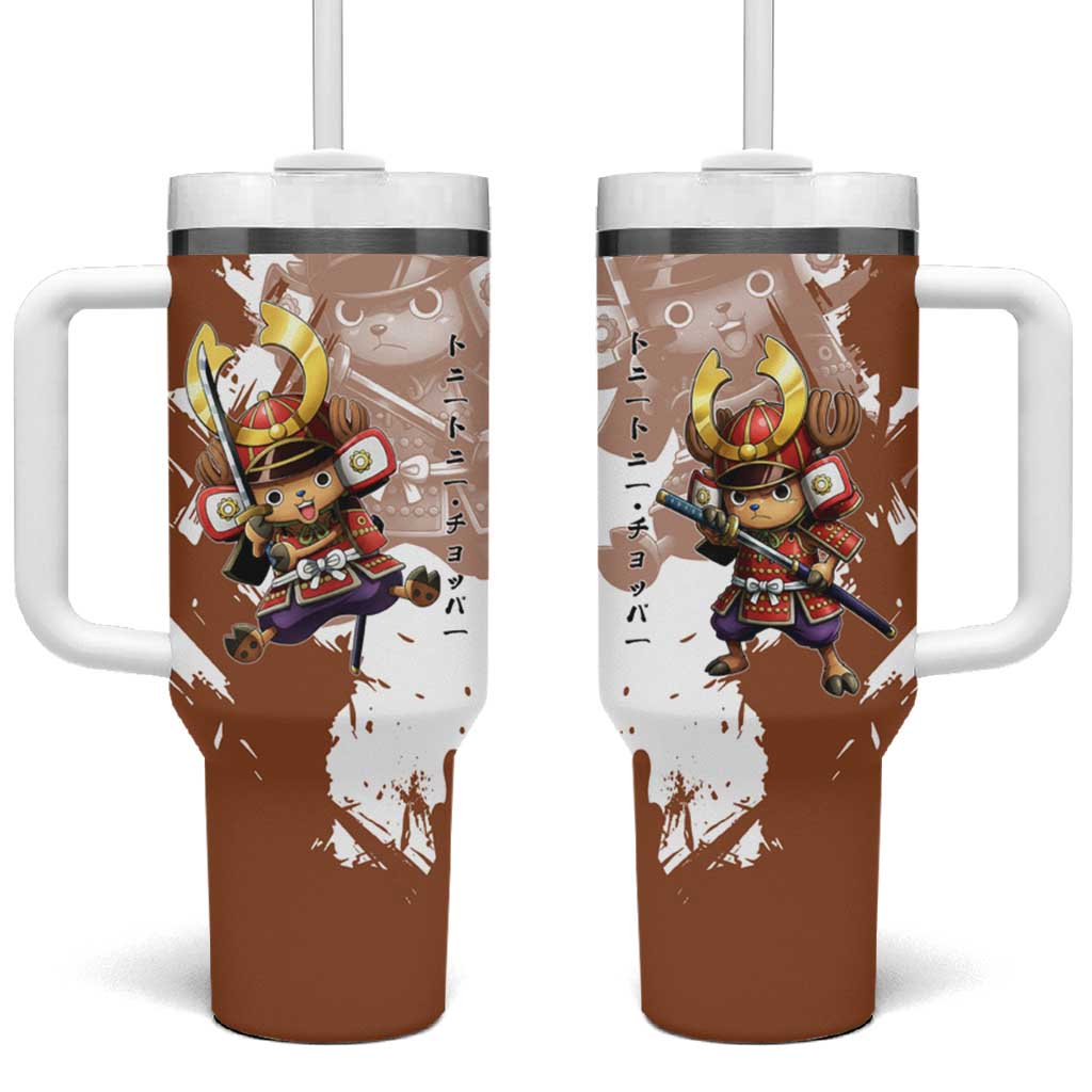 Tony Tony Chopper in Samurai Armor Tumbler With Handle Wano-Inspired Chibi Warrior Style TS04