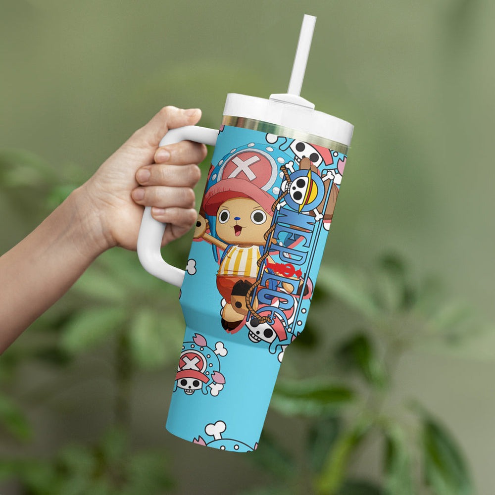 Tony Tony Chopper Tumbler With Handle One Piece Anime TS04 Tony Tony Chopper Tumbler With Handle One Piece Anime TS04