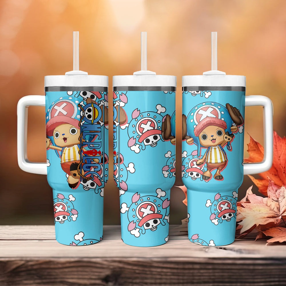 Tony Tony Chopper Tumbler With Handle One Piece Anime TS04 Tony Tony Chopper Tumbler With Handle One Piece Anime TS04