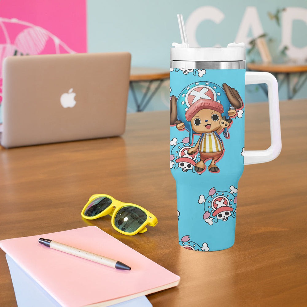 Tony Tony Chopper Tumbler With Handle One Piece Anime TS04 Tony Tony Chopper Tumbler With Handle One Piece Anime TS04
