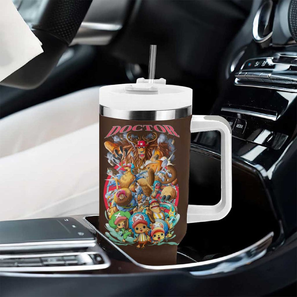 Tony Tony Chopper V4 One Piece Tumbler With Handle Anime Style TS04 Tony Tony Chopper V4 One Piece Tumbler With Handle Anime Style TS04