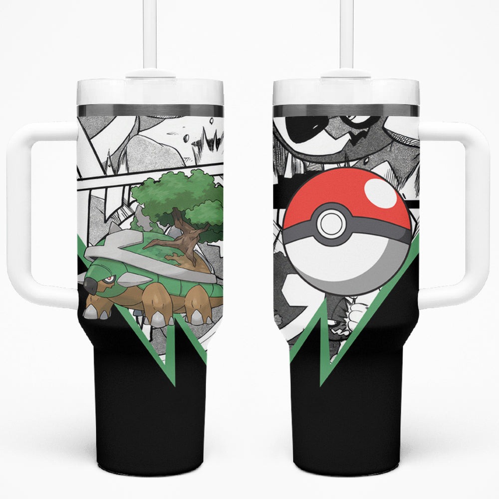 Torterra Anime Tumbler With Handle TS04 Torterra Anime Tumbler With Handle TS04