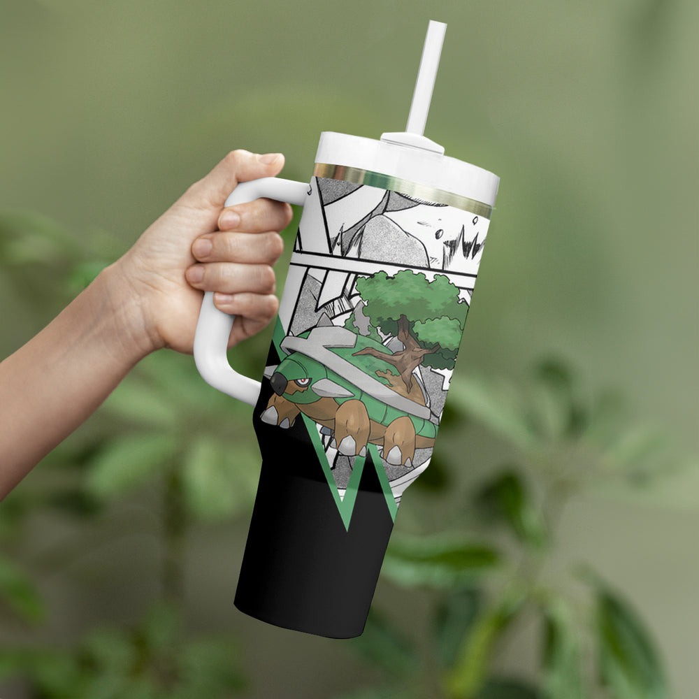 Torterra Anime Tumbler With Handle TS04 Torterra Anime Tumbler With Handle TS04