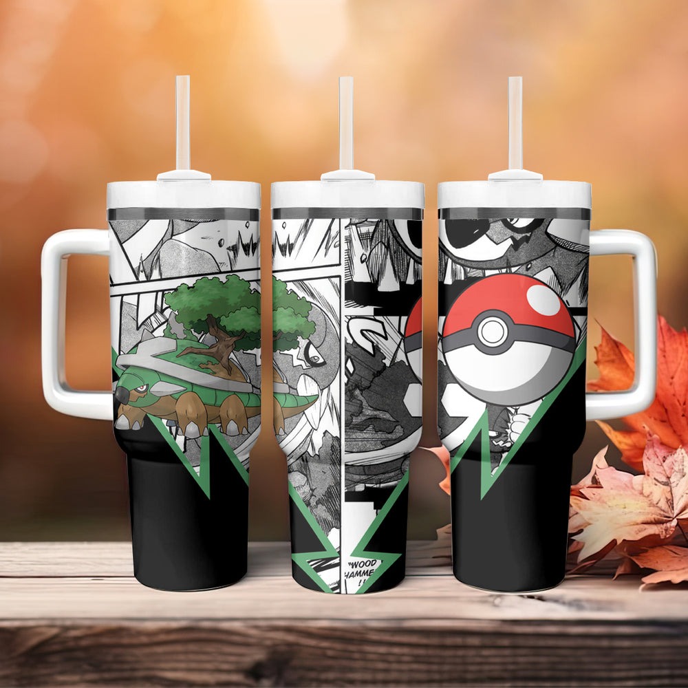 Torterra Anime Tumbler With Handle TS04 Torterra Anime Tumbler With Handle TS04