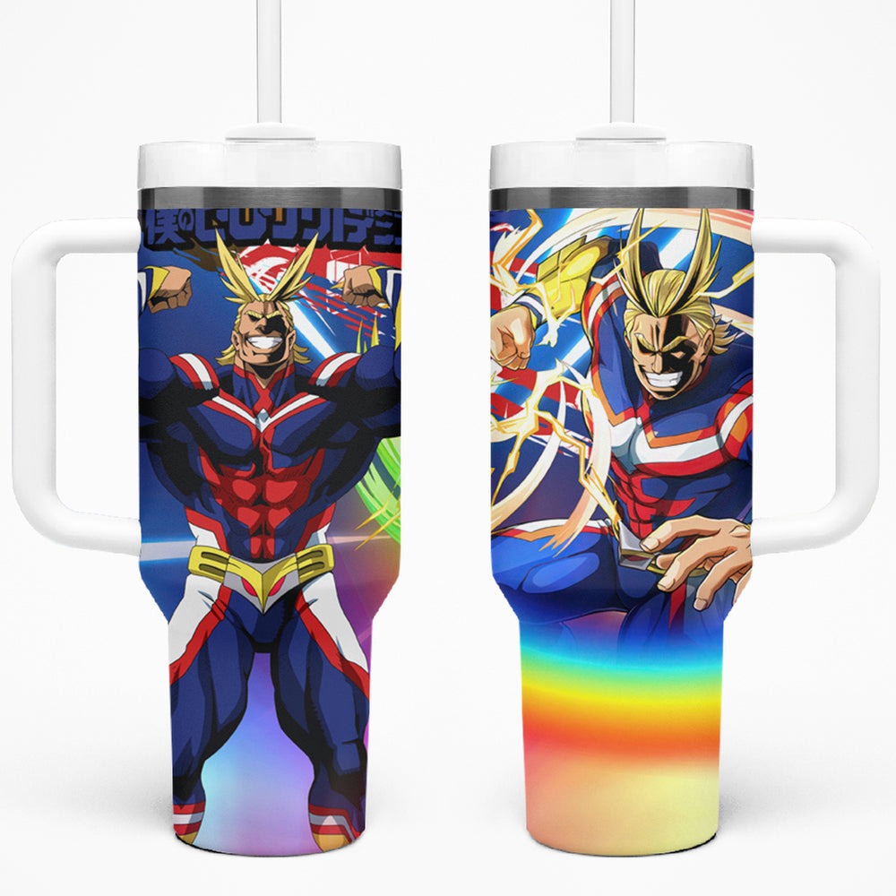 Toshinori Yagi - My Hero Academia Tumbler With Handle Anime Style TS04 Toshinori Yagi - My Hero Academia Tumbler With Handle Anime Style TS04