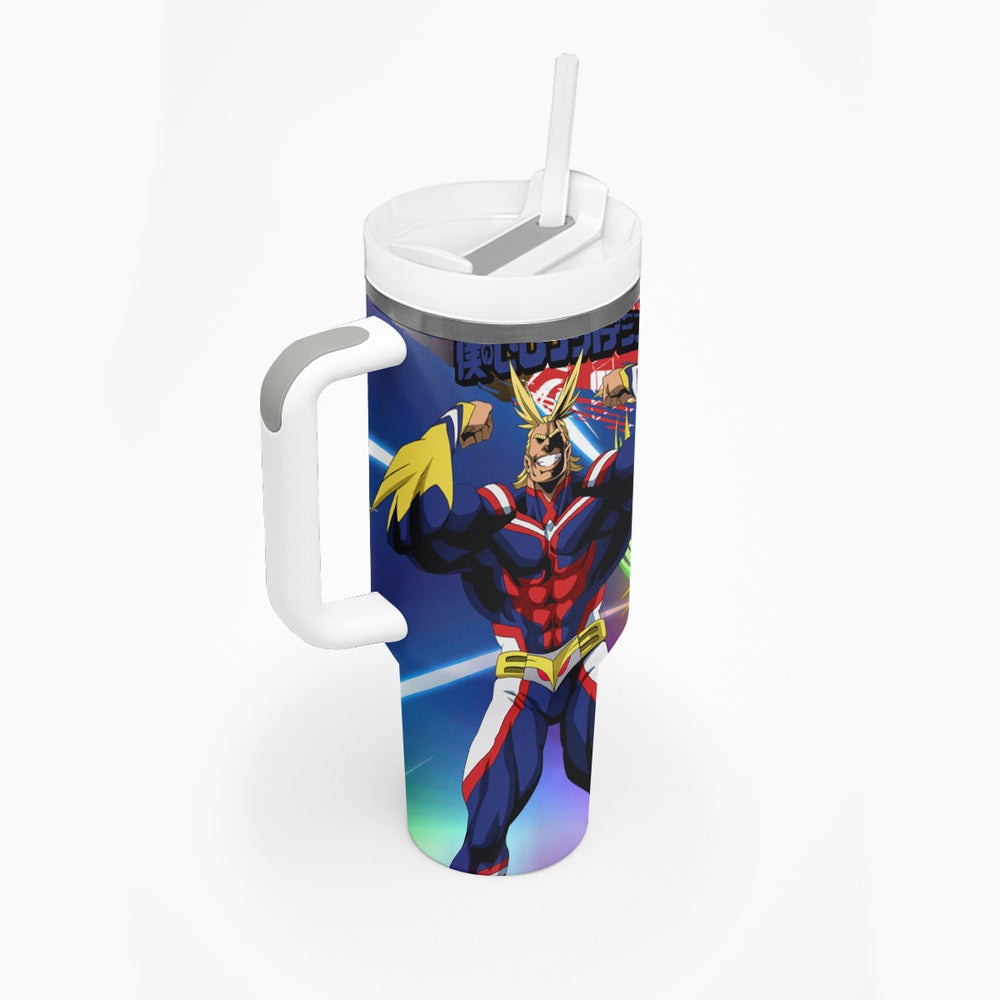 Toshinori Yagi - My Hero Academia Tumbler With Handle Anime Style TS04 Toshinori Yagi - My Hero Academia Tumbler With Handle Anime Style TS04