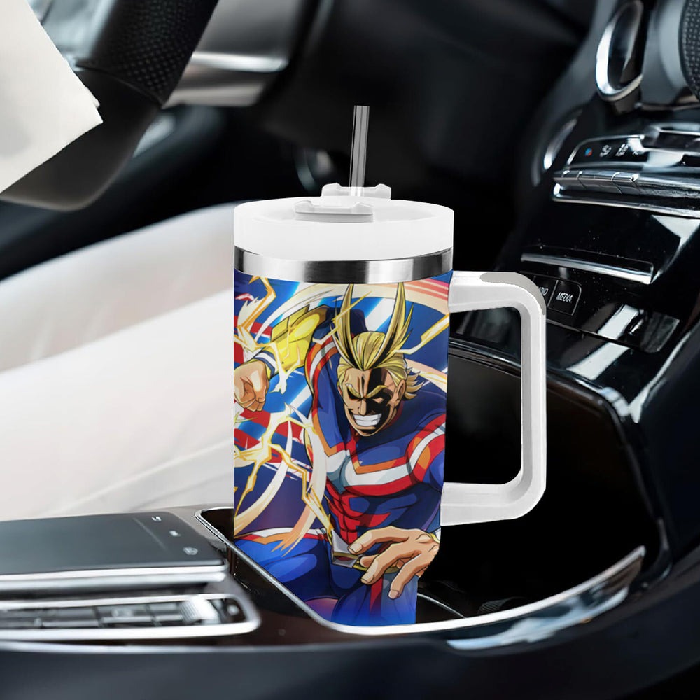 Toshinori Yagi - My Hero Academia Tumbler With Handle Anime Style TS04 Toshinori Yagi - My Hero Academia Tumbler With Handle Anime Style TS04