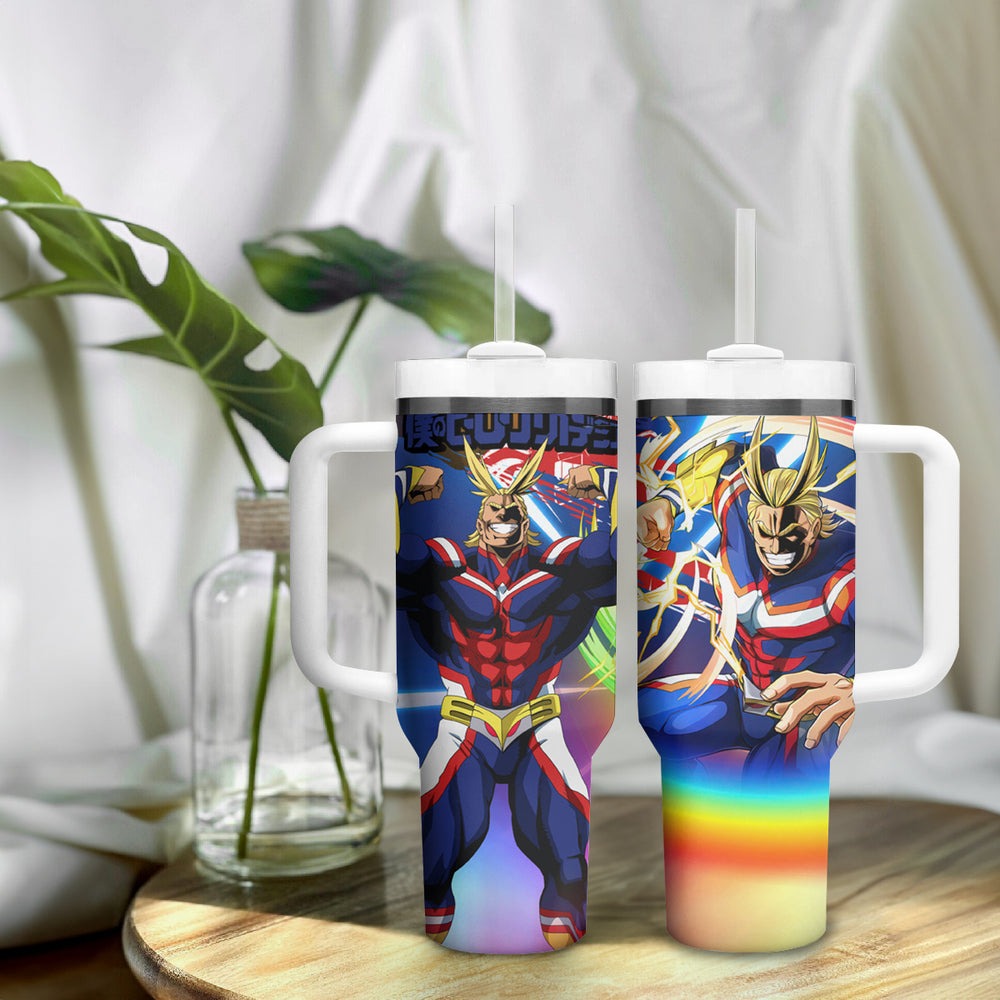 Toshinori Yagi - My Hero Academia Tumbler With Handle Anime Style TS04 Toshinori Yagi - My Hero Academia Tumbler With Handle Anime Style TS04