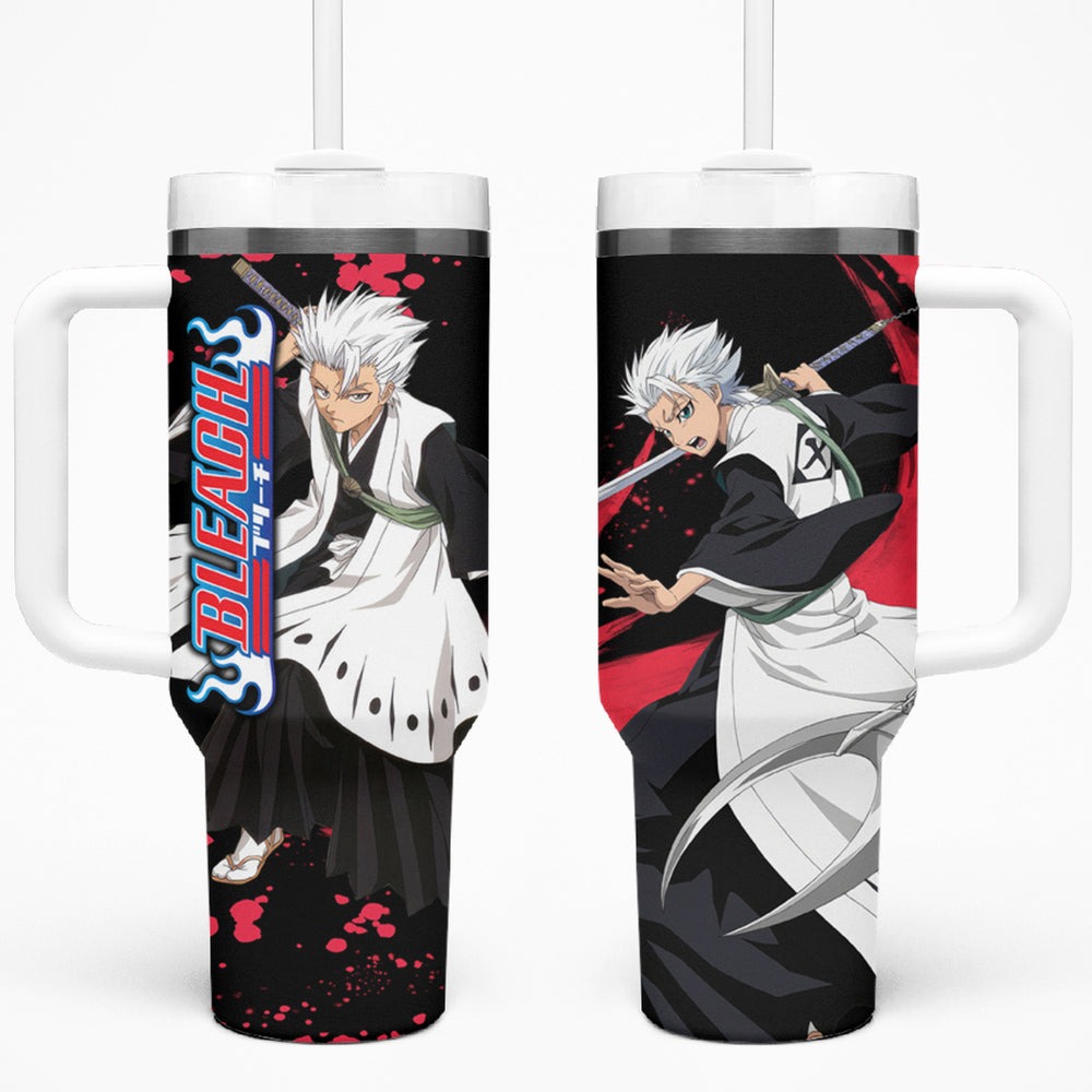 Toshiro Hitsugaya Tumbler With Handle Bleach TS04 Toshiro Hitsugaya Tumbler With Handle Bleach TS04