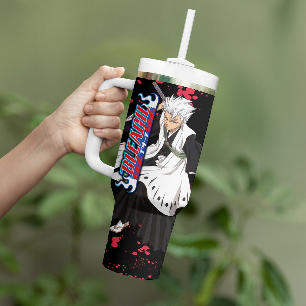 Toshiro Hitsugaya Tumbler With Handle Bleach TS04 Toshiro Hitsugaya Tumbler With Handle Bleach TS04