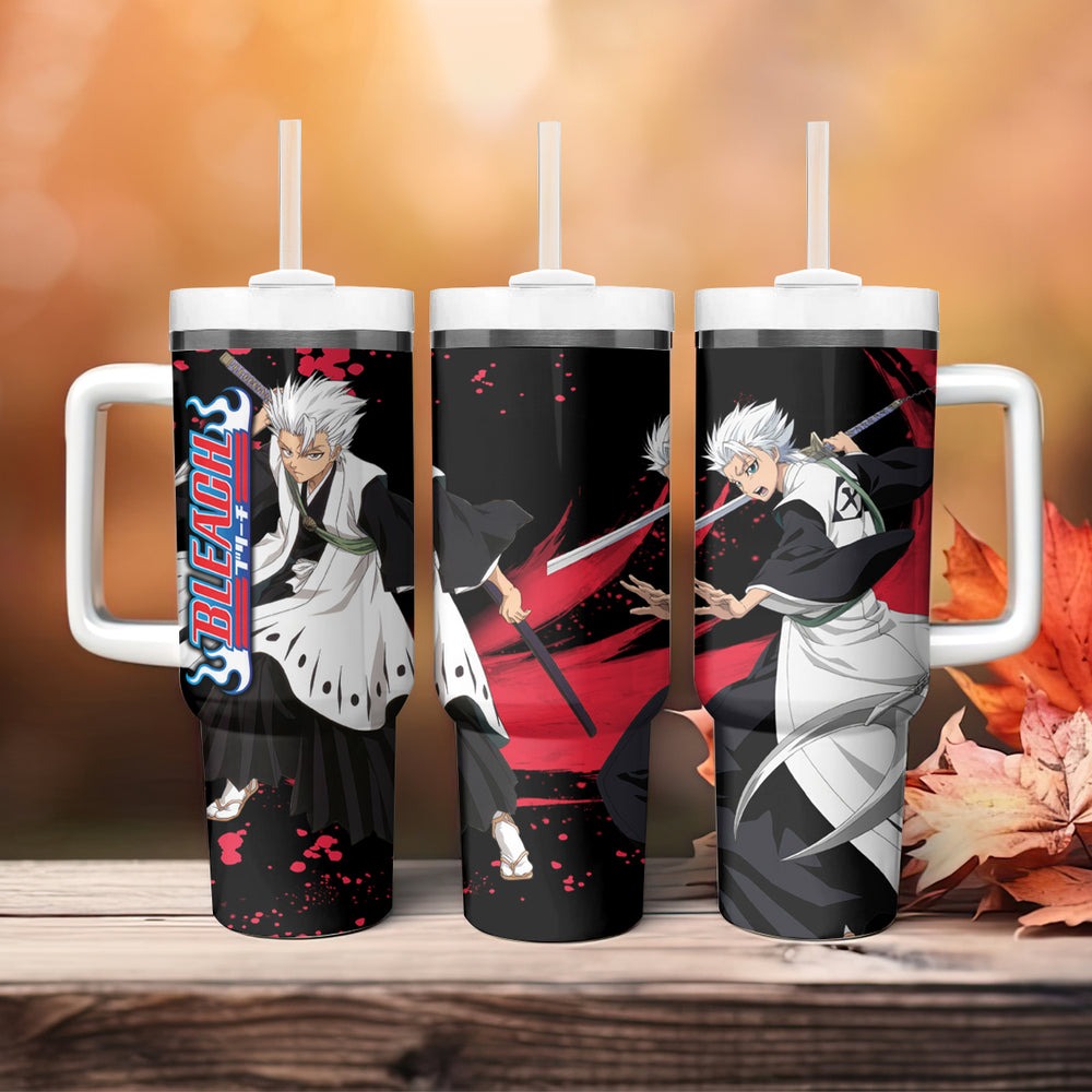 Toshiro Hitsugaya Tumbler With Handle Bleach TS04 Toshiro Hitsugaya Tumbler With Handle Bleach TS04
