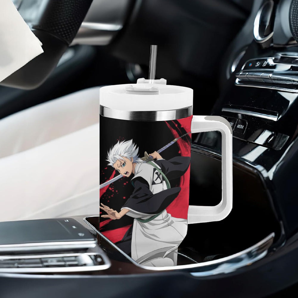 Toshiro Hitsugaya Tumbler With Handle Bleach TS04 Toshiro Hitsugaya Tumbler With Handle Bleach TS04
