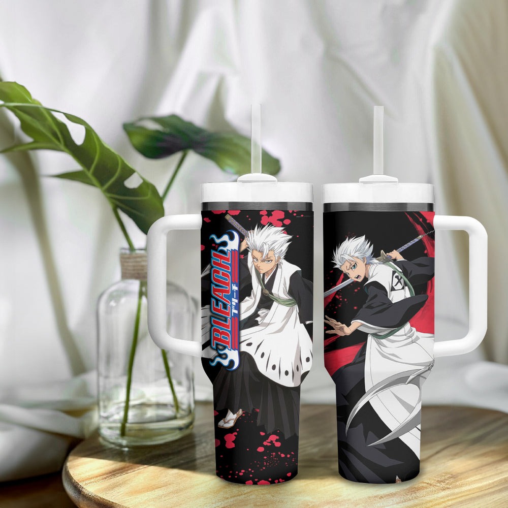 Toshiro Hitsugaya Tumbler With Handle Bleach TS04 Toshiro Hitsugaya Tumbler With Handle Bleach TS04