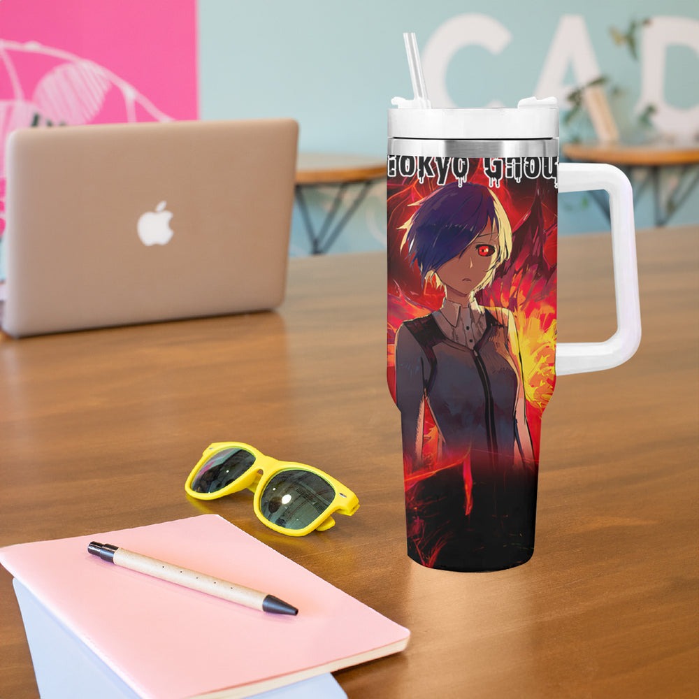 Touka Kirishima Tumbler With Handle Bleach TS04 Touka Kirishima Tumbler With Handle Bleach TS04