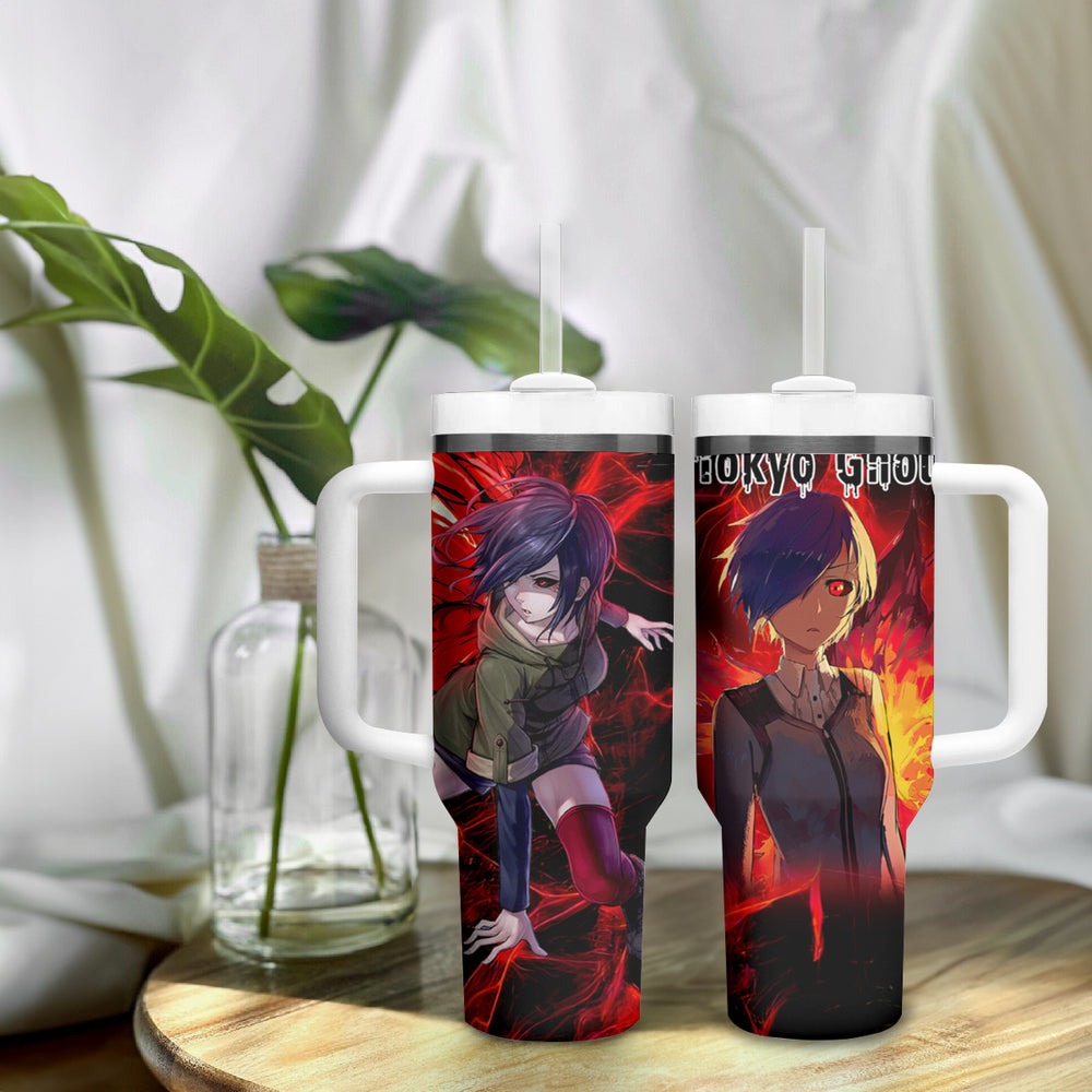 Touka Kirishima Tumbler With Handle Bleach TS04 Touka Kirishima Tumbler With Handle Bleach TS04