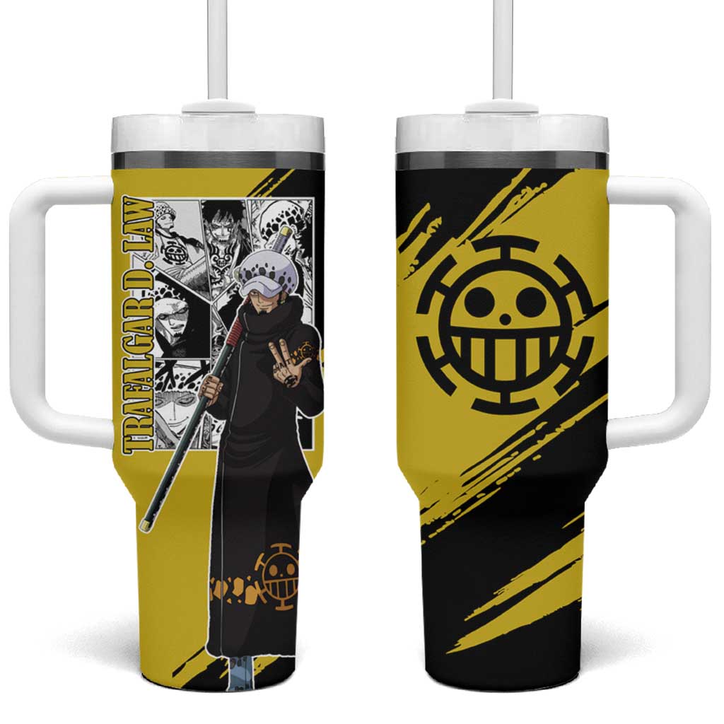 Trafalgar D. Law - One Piece Tumbler With Handle Anime Mix Manga Style TS04