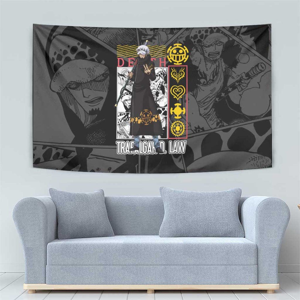 Trafalgar D. Law V2 One Piece Tumbler With Handle Anime Style TS04 Trafalgar D. Law V2 One Piece Tumbler With Handle Anime Style TS04