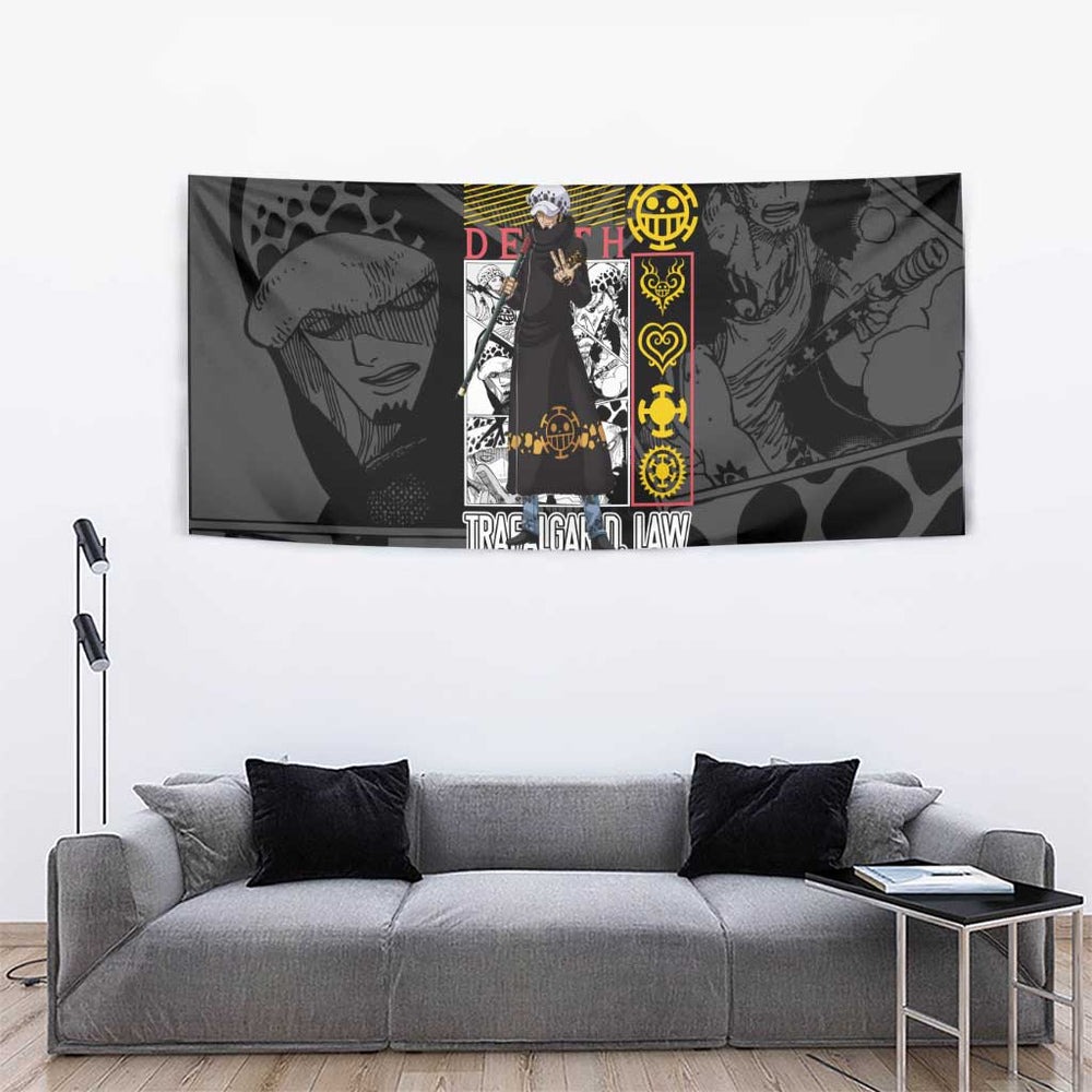 Trafalgar D. Law V2 One Piece Tumbler With Handle Anime Style TS04 Trafalgar D. Law V2 One Piece Tumbler With Handle Anime Style TS04