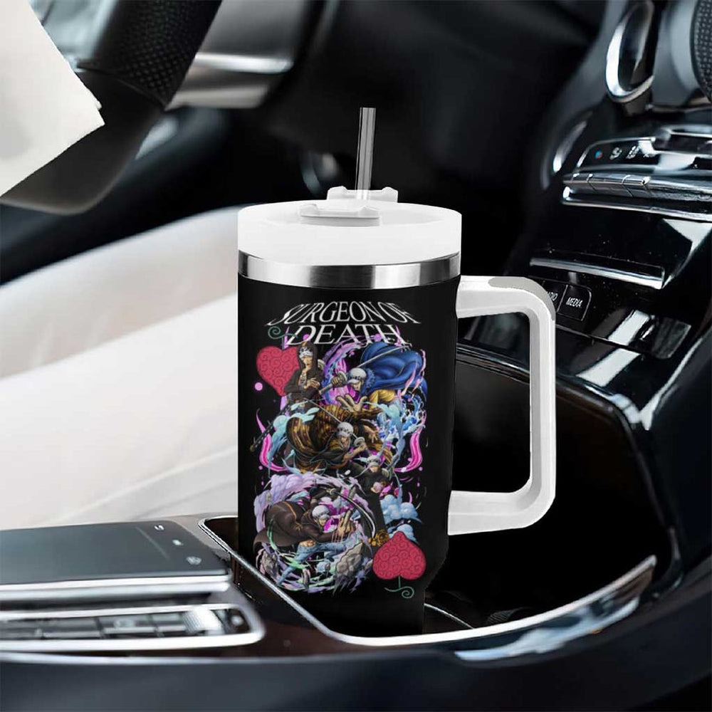 Trafalgar D. Law V4 One Piece Tumbler With Handle Anime Style TS04 Trafalgar D. Law V4 One Piece Tumbler With Handle Anime Style TS04