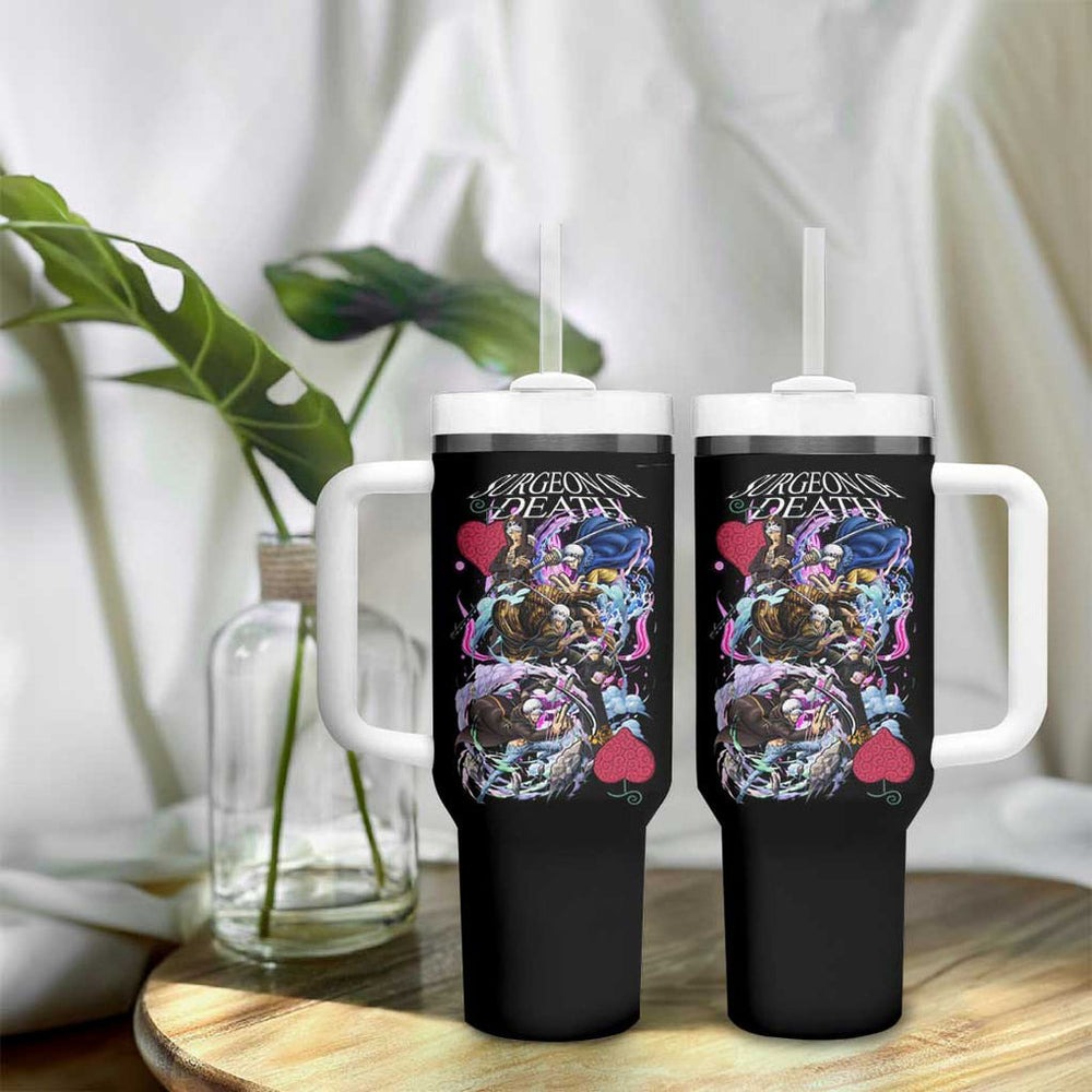 Trafalgar D. Law V4 One Piece Tumbler With Handle Anime Style TS04 Trafalgar D. Law V4 One Piece Tumbler With Handle Anime Style TS04