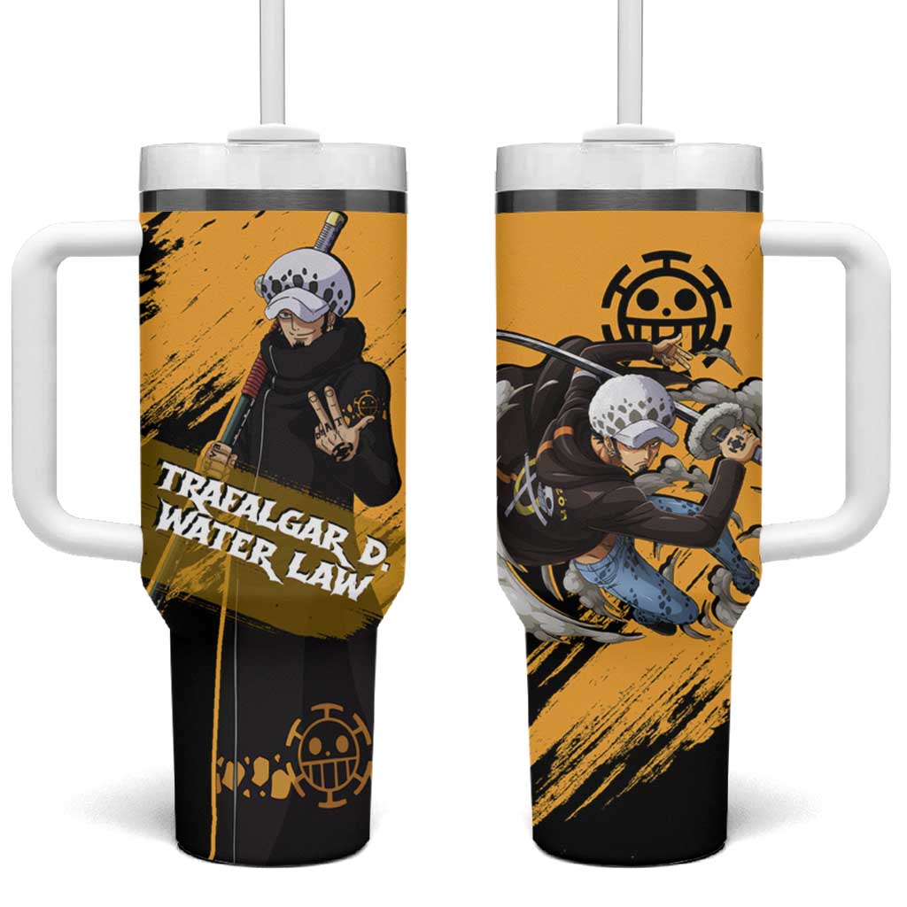 Trafalgar D. Water Law - One Piece Tumbler With Handle Anime Style TS04