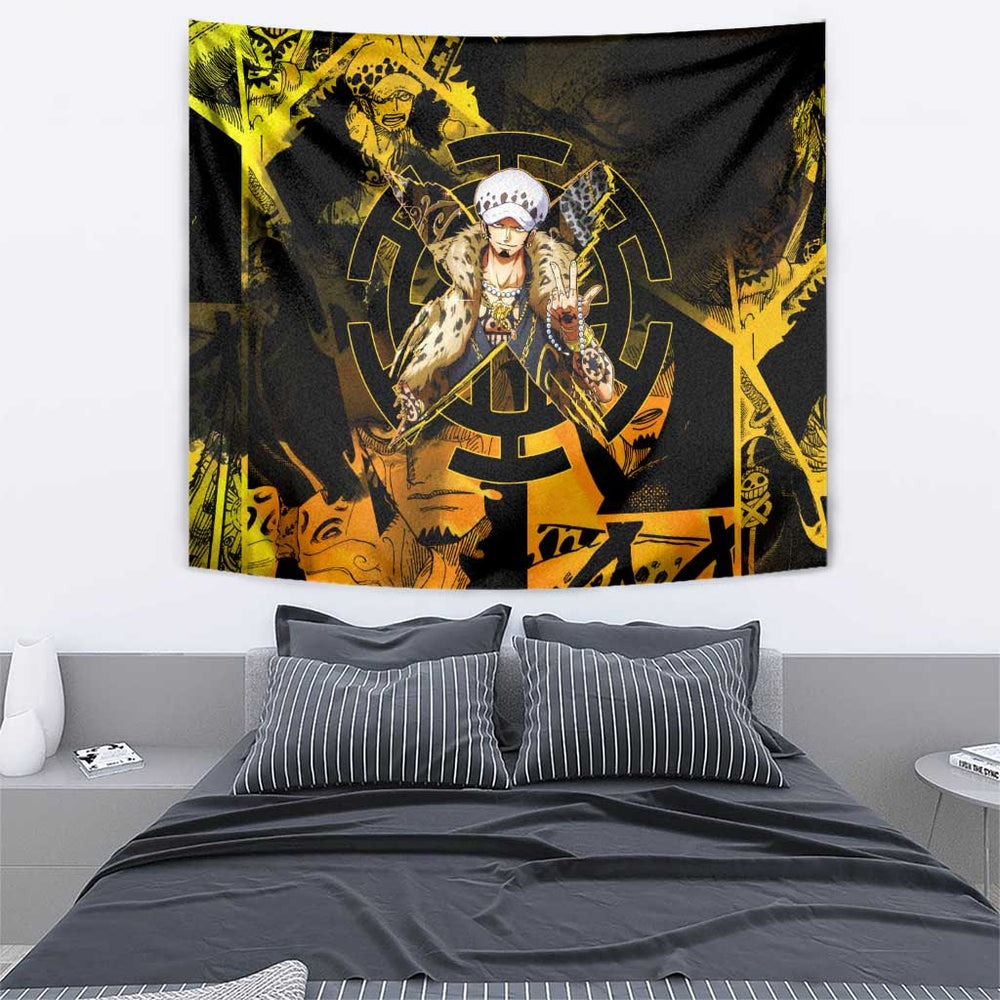 Trafalgar Law One Piece Tumbler With Handle Anime Uniform Style TS04 Trafalgar Law One Piece Tumbler With Handle Anime Uniform Style TS04
