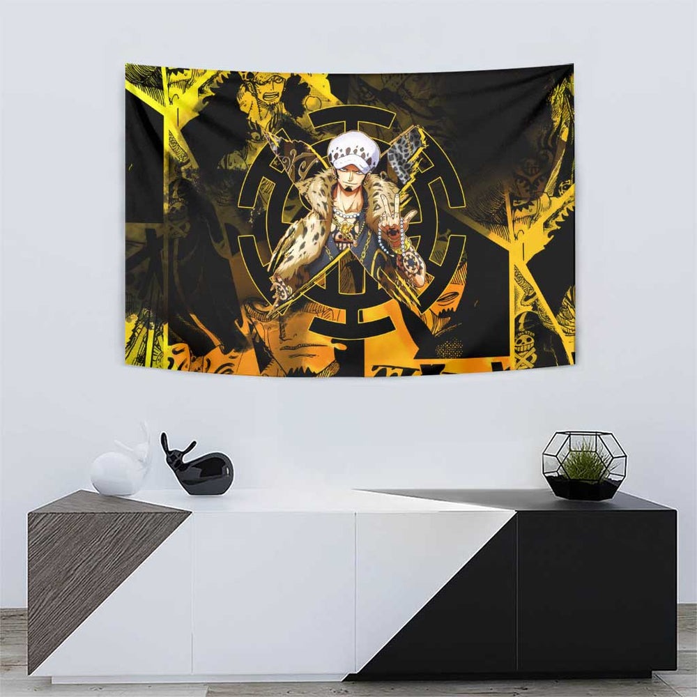Trafalgar Law One Piece Tumbler With Handle Anime Uniform Style TS04 Trafalgar Law One Piece Tumbler With Handle Anime Uniform Style TS04