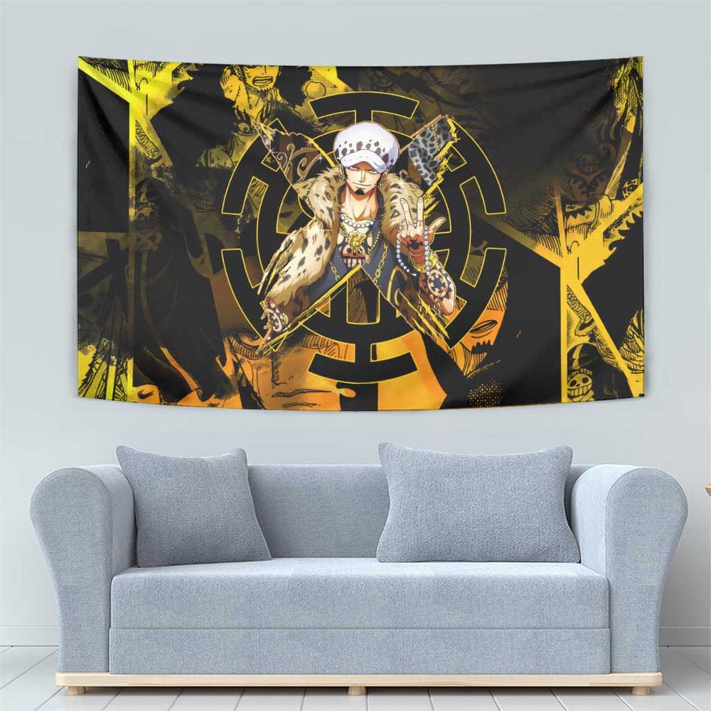 Trafalgar Law One Piece Tumbler With Handle Anime Uniform Style TS04 Trafalgar Law One Piece Tumbler With Handle Anime Uniform Style TS04