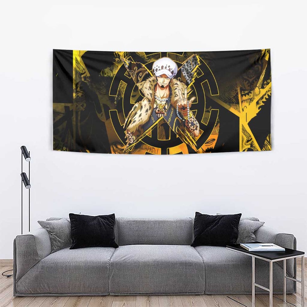 Trafalgar Law One Piece Tumbler With Handle Anime Uniform Style TS04 Trafalgar Law One Piece Tumbler With Handle Anime Uniform Style TS04