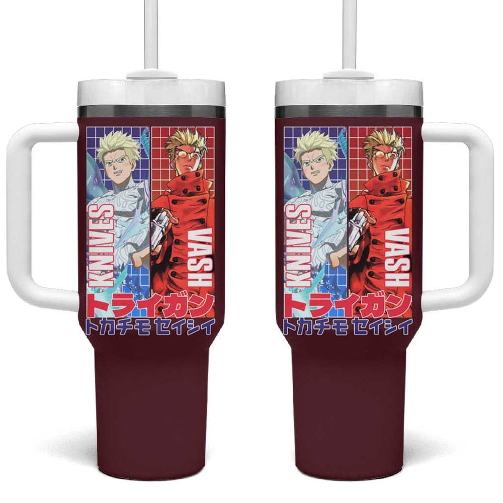 Trigun Stampede Tumbler With Handle Japan Anime Style TS04 Trigun Stampede Tumbler With Handle Japan Anime Style TS04