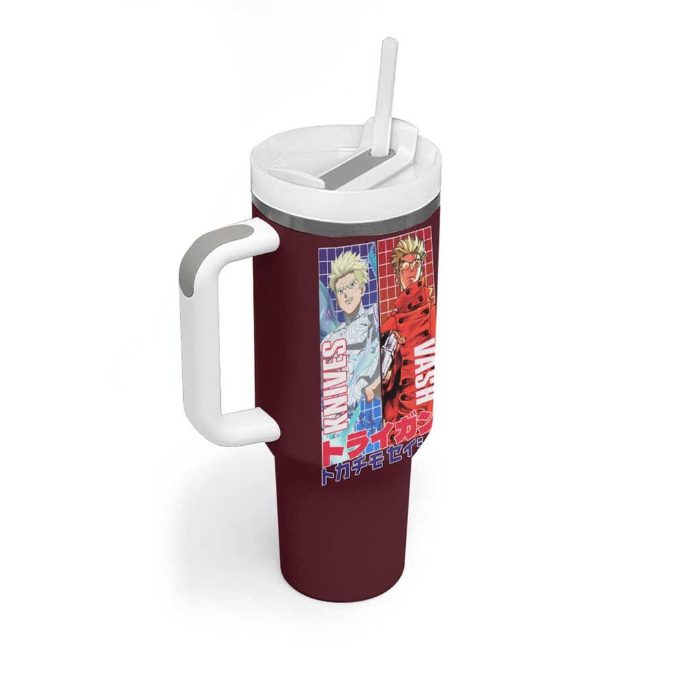 Trigun Stampede Tumbler With Handle Japan Anime Style TS04 Trigun Stampede Tumbler With Handle Japan Anime Style TS04