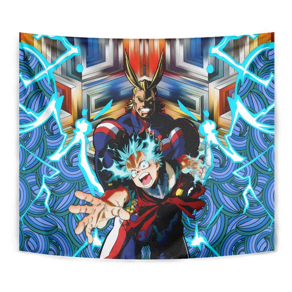 Trippy Deku x All Might My Hero Academia Tumbler With Handle Trippy Style TS04