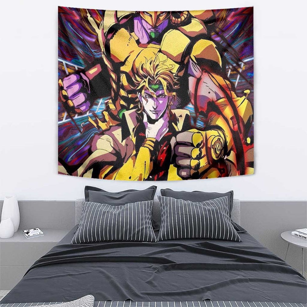 Trippy Dio Brando JoJos Bizarre Adventure Tumbler With Handle Anime Style TS04