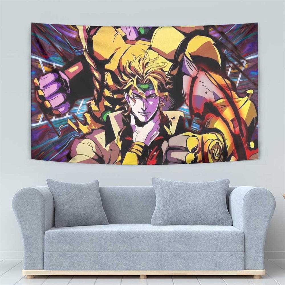 Trippy Dio Brando JoJos Bizarre Adventure Tumbler With Handle Anime Style TS04