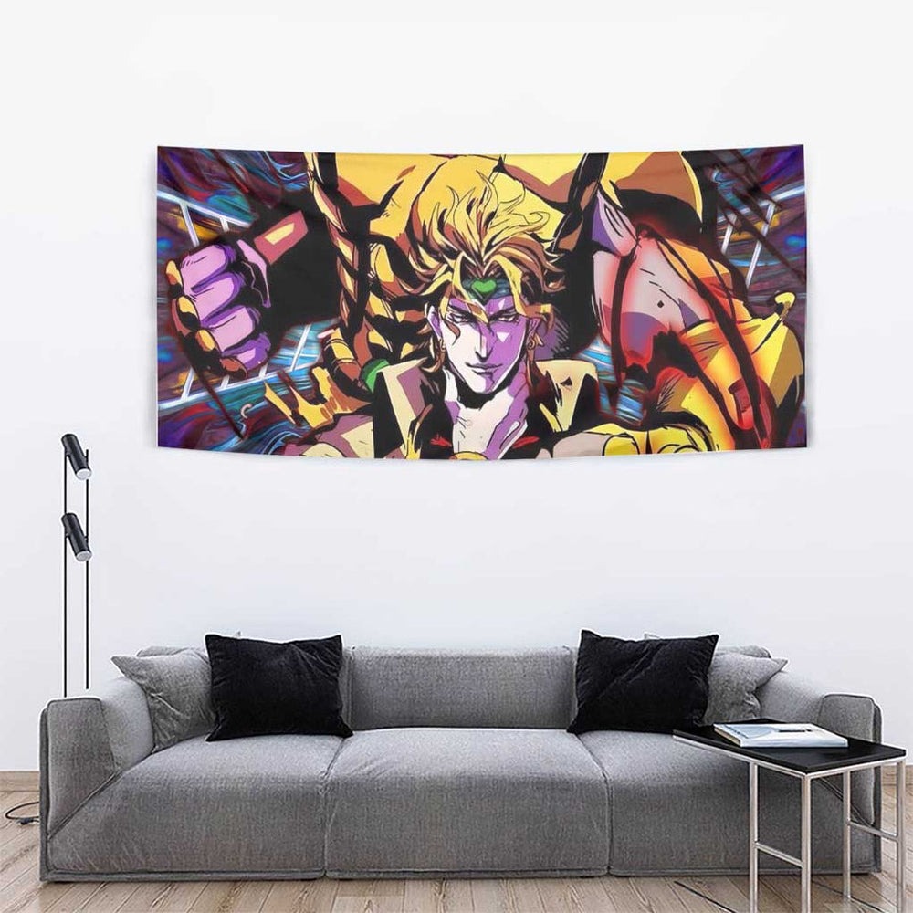 Trippy Dio Brando JoJos Bizarre Adventure Tumbler With Handle Anime Style TS04