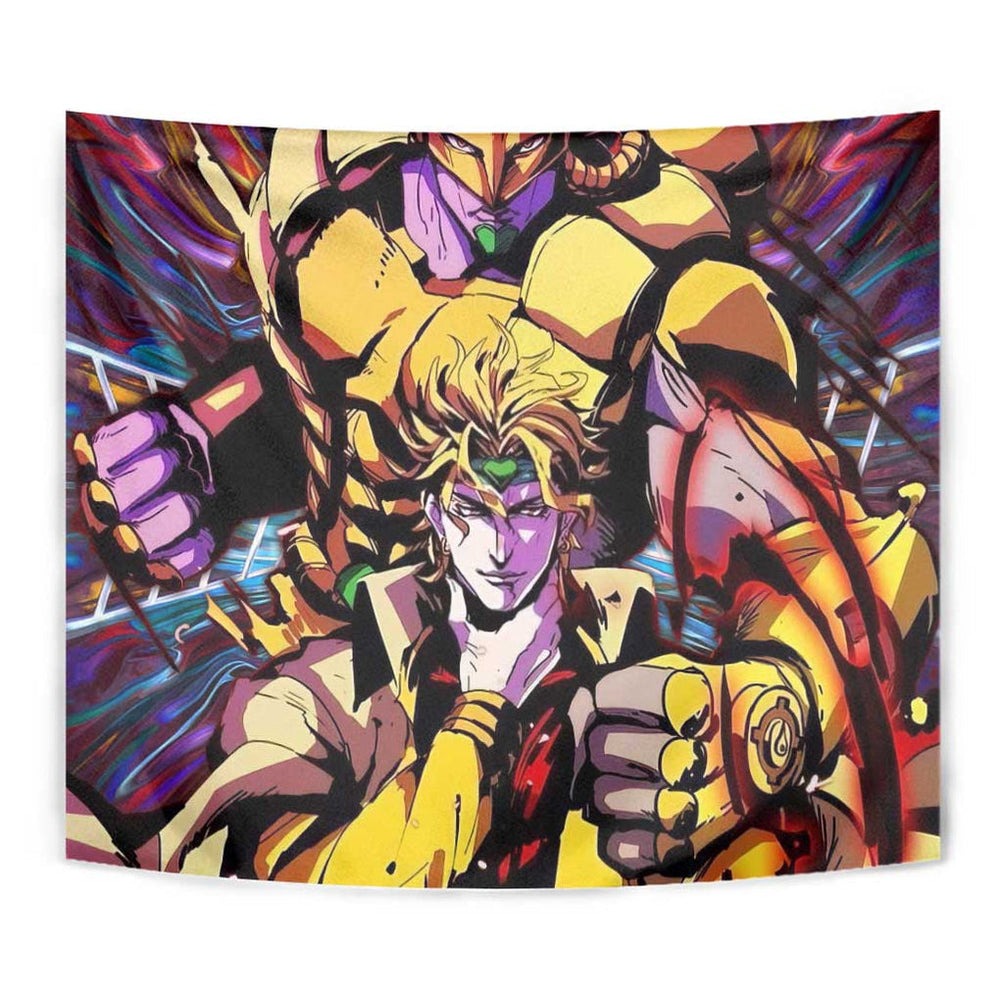 Trippy Dio Brando JoJos Bizarre Adventure Tumbler With Handle Anime Style TS04