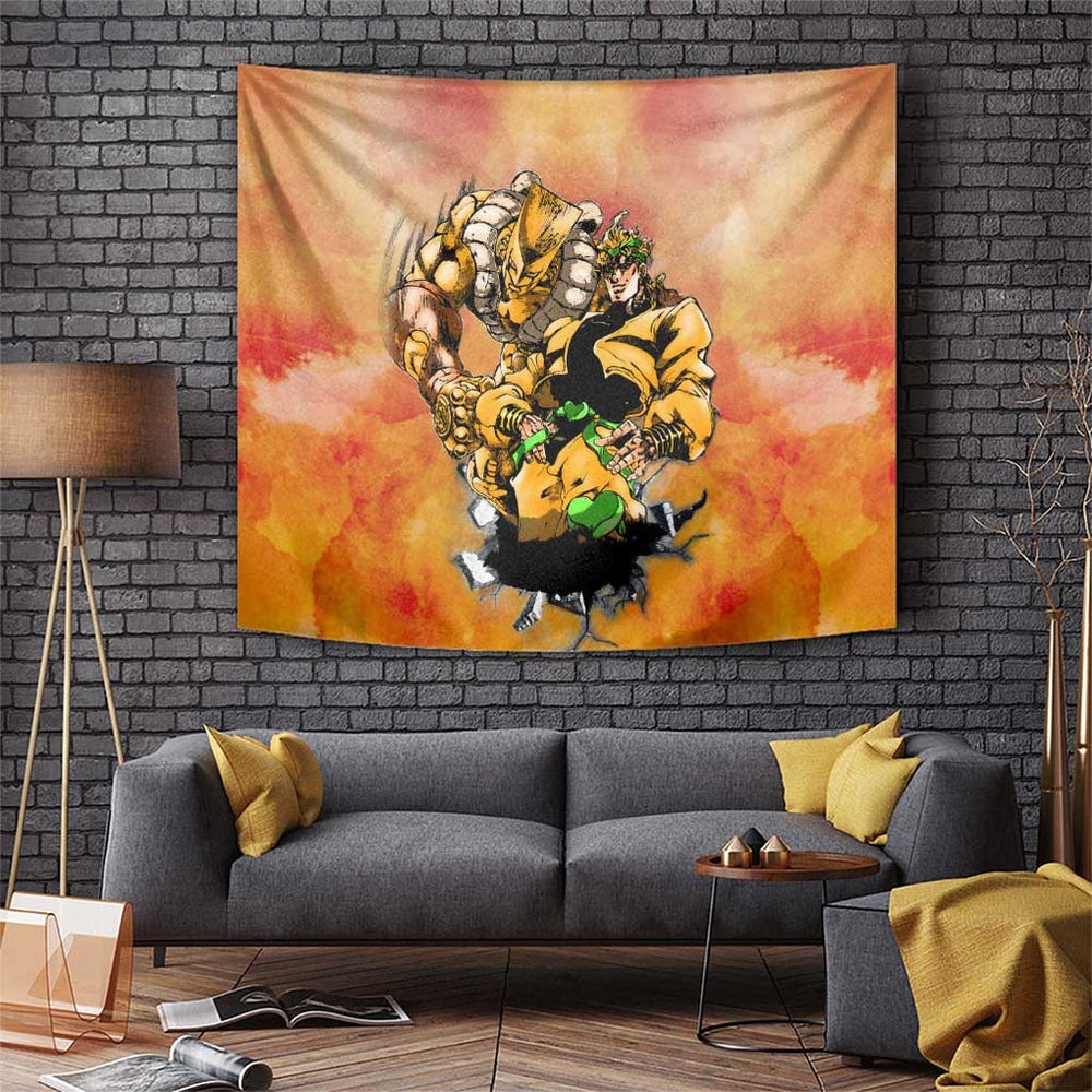 Trippy Dio V1 Jojos Bizarre Adventure Tumbler With Handle Trippy Style TS04 Trippy Dio V1 Jojos Bizarre Adventure Tumbler With Handle Trippy Style TS04