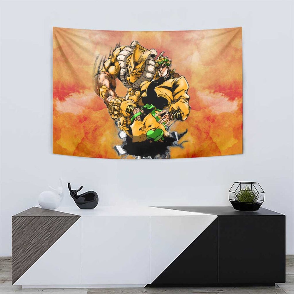 Trippy Dio V1 Jojos Bizarre Adventure Tumbler With Handle Trippy Style TS04 Trippy Dio V1 Jojos Bizarre Adventure Tumbler With Handle Trippy Style TS04