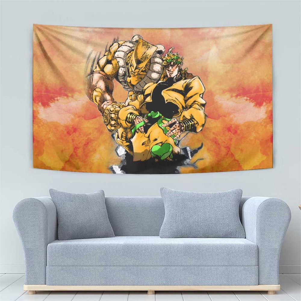 Trippy Dio V1 Jojos Bizarre Adventure Tumbler With Handle Trippy Style TS04 Trippy Dio V1 Jojos Bizarre Adventure Tumbler With Handle Trippy Style TS04