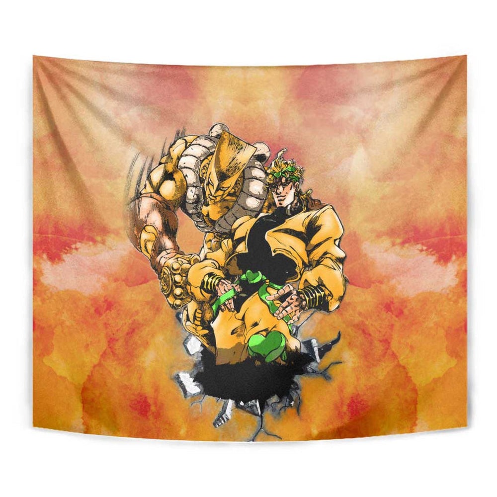 Trippy Dio V1 Jojos Bizarre Adventure Tumbler With Handle Trippy Style TS04 Trippy Dio V1 Jojos Bizarre Adventure Tumbler With Handle Trippy Style TS04