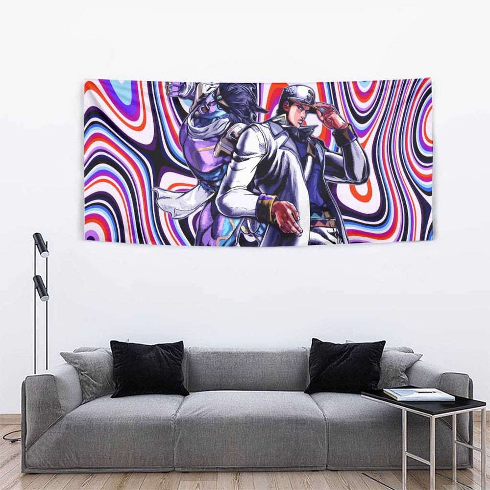 Trippy Jotaro Kujo JoJos Bizarre Adventure Tumbler With Handle Anime Mix Trippy Style TS04 Trippy Jotaro Kujo JoJos Bizarre Adventure Tumbler With Handle Anime Mix Trippy Style TS04