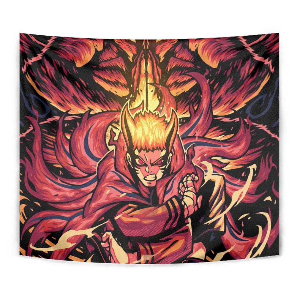 Trippy Naruto Baryon Mode Boruto Tumbler With Handle Anime Style TS04