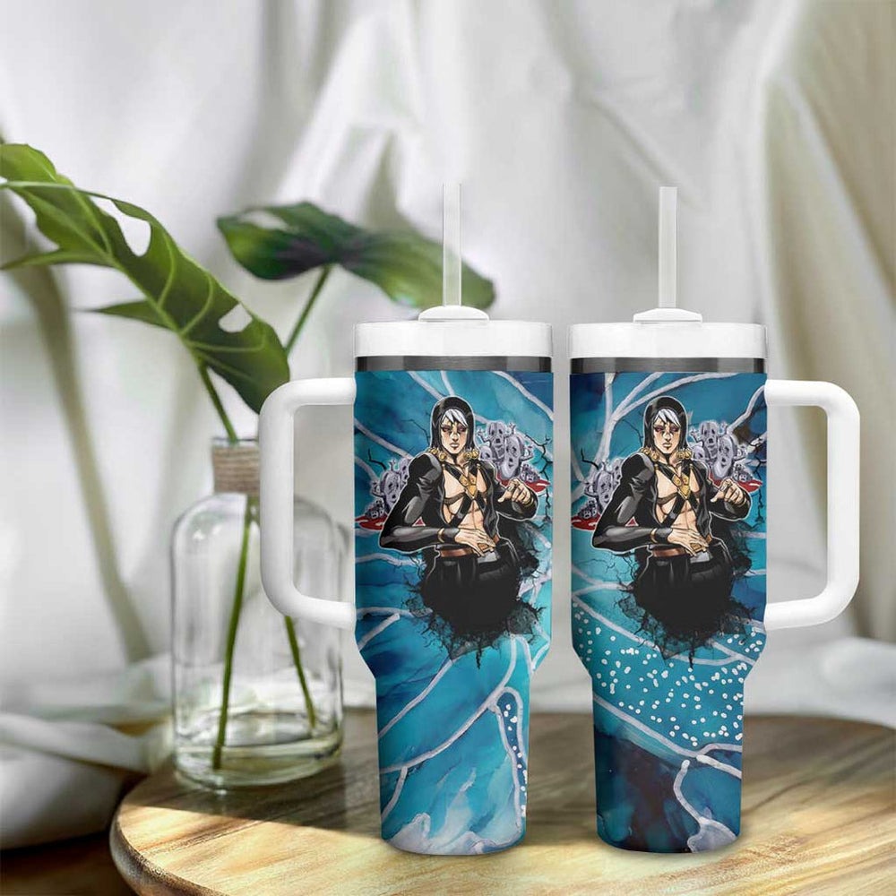 Trippy Risotto Nero Metallic Jojos Bizarre Adventure Tumbler With Handle Trippy Style TS04 Trippy Risotto Nero Metallic Jojos Bizarre Adventure Tumbler With Handle Trippy Style TS04