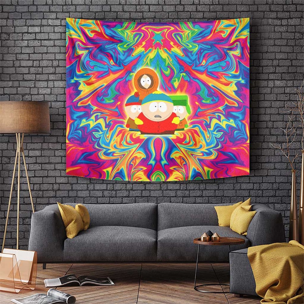 Trippy South Park Tapestry Anime Style TS04 Trippy South Park Tapestry Anime Style TS04