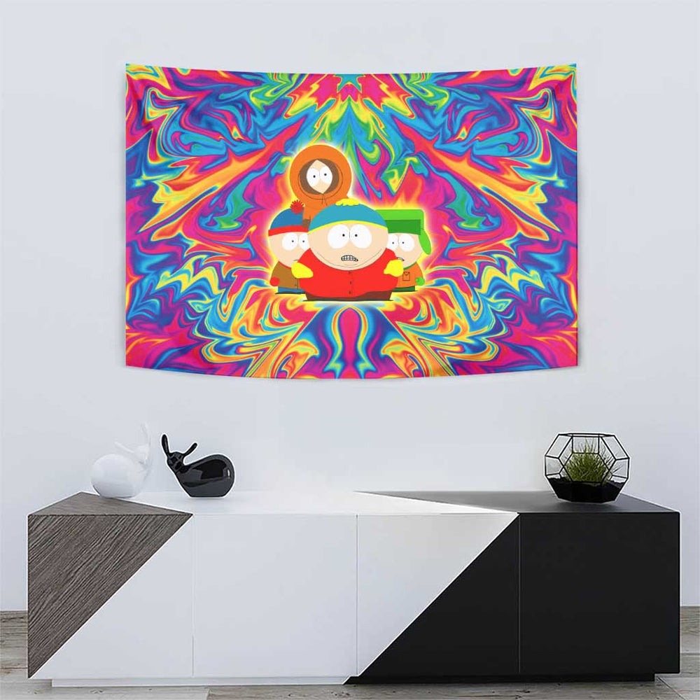 Trippy South Park Tapestry Anime Style TS04 Trippy South Park Tapestry Anime Style TS04
