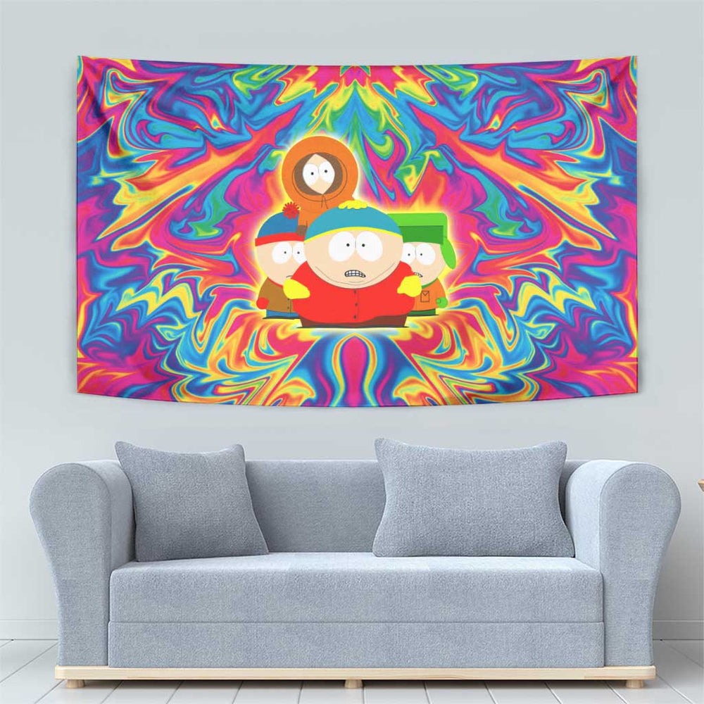 Trippy South Park Tapestry Anime Style TS04 Trippy South Park Tapestry Anime Style TS04
